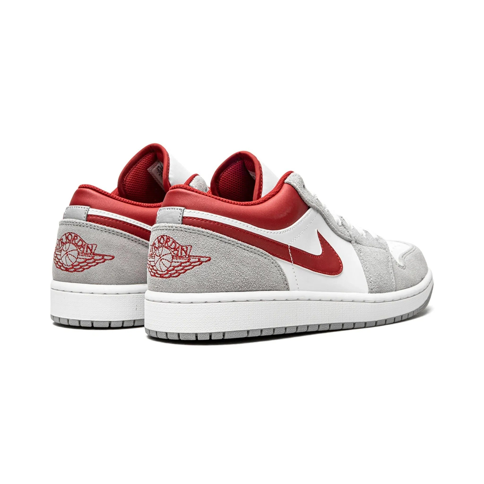 AIR JORDAN 1 LOW SE - White Grey Red-SHOZLY