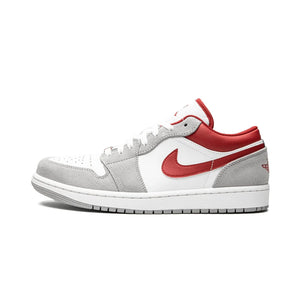 AIR JORDAN 1 LOW SE - White Grey Red-SHOZLY