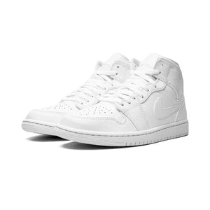 AIR JORDAN 1 MID - Triple White-SHOZLY