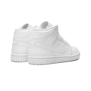 AIR JORDAN 1 MID - Triple White-SHOZLY