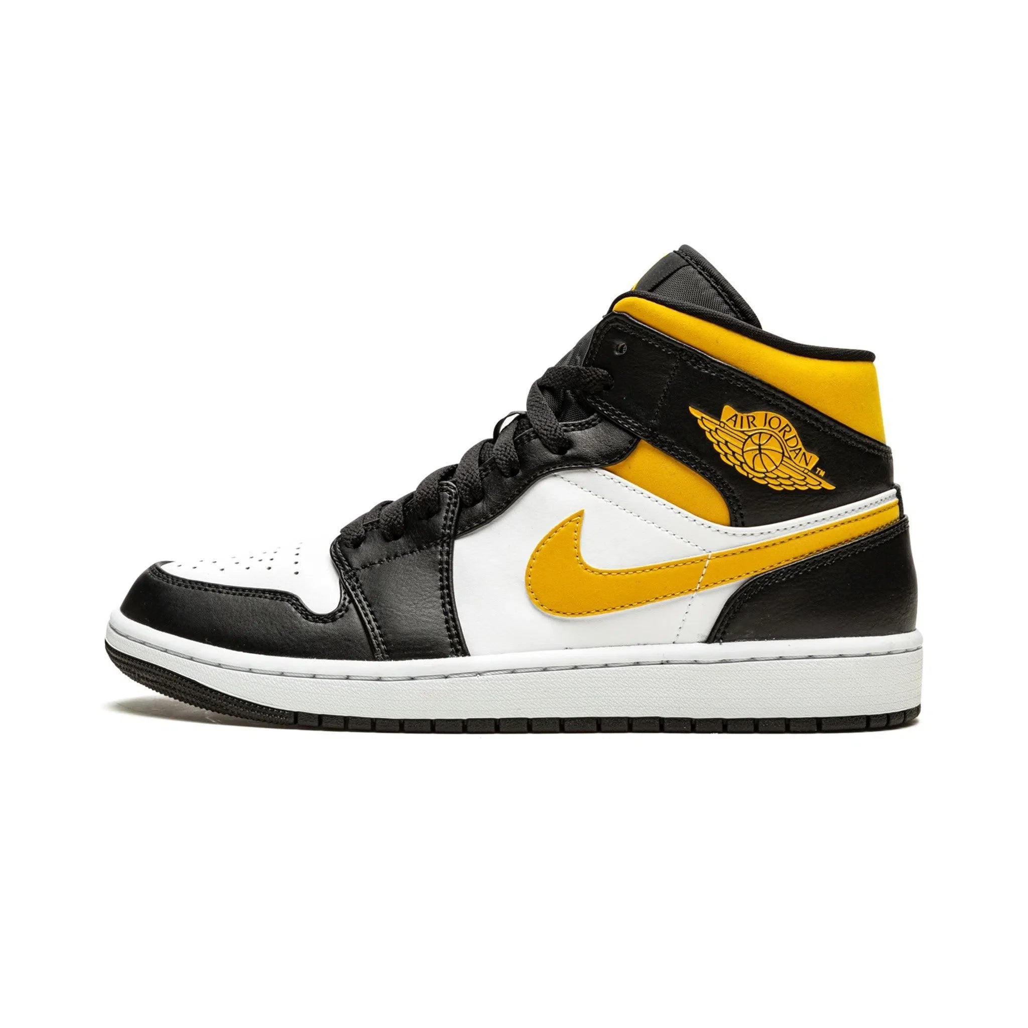 AIR JORDAN 1 MID - White Pollen Black-SHOZLY