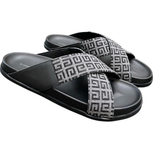 Men Sandal Givenchy Black Sandal-SHOZLY