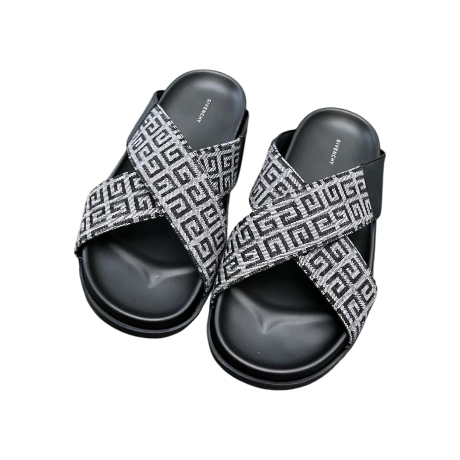 Men Sandal Givenchy Black Sandal-SHOZLY