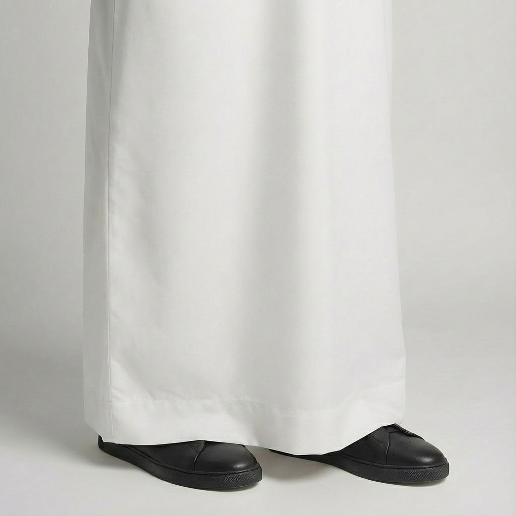 حذاء رسمي أسود بالكامل من جلد فاخر Triple Stitch™