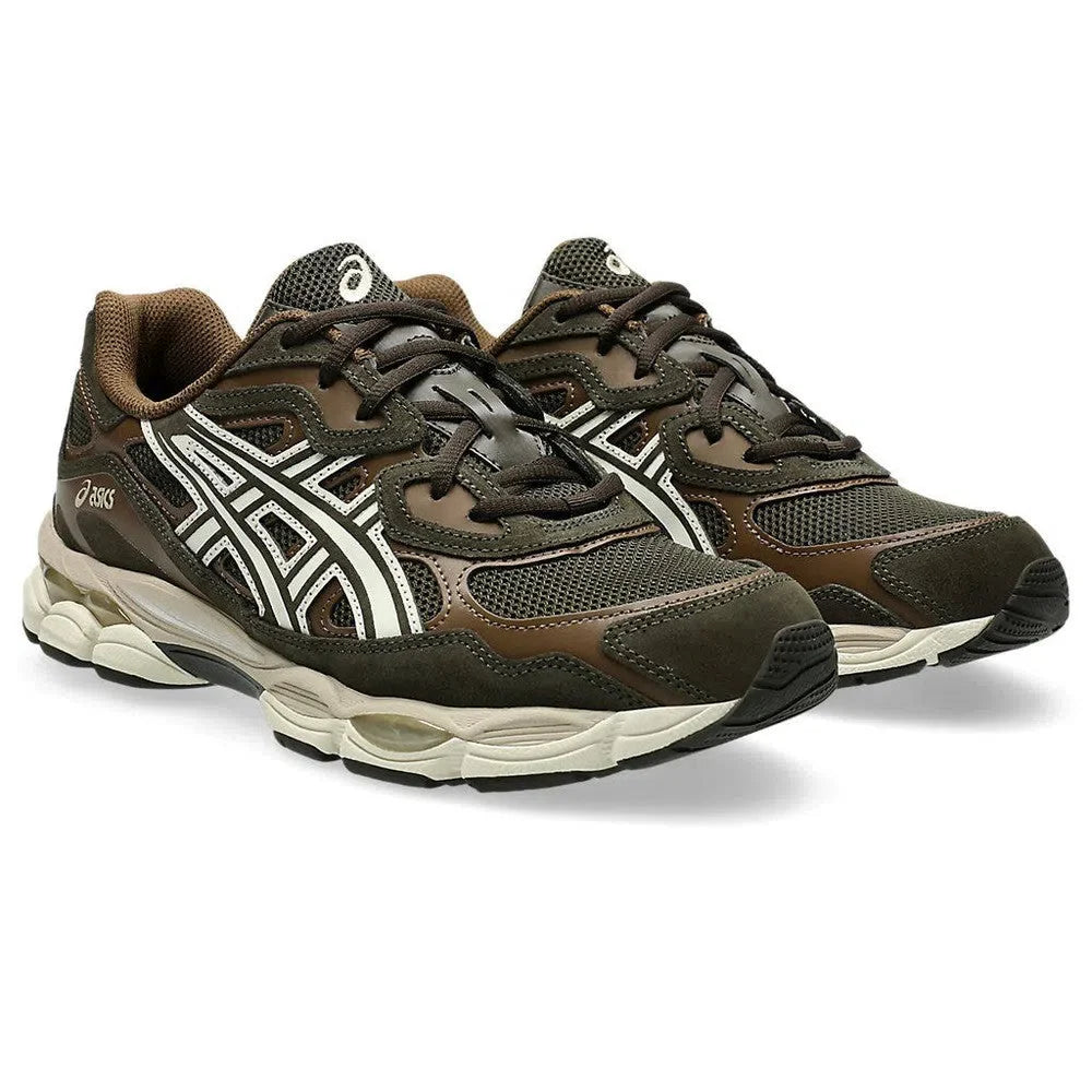 Asics GEL-NYC Black Coffee and Feather Grey 1203A663-200-SHOZLY