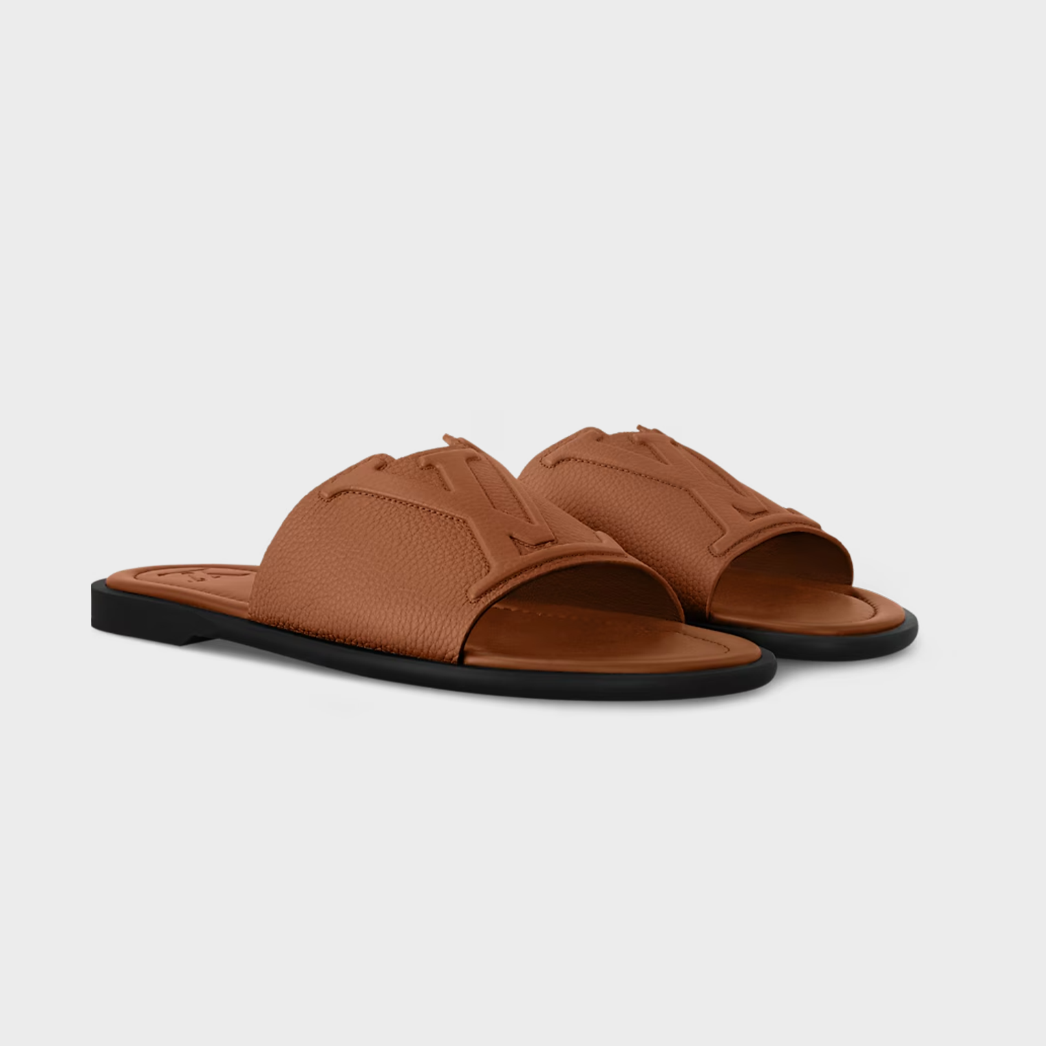 حذاء LV Portofino بني فاتح