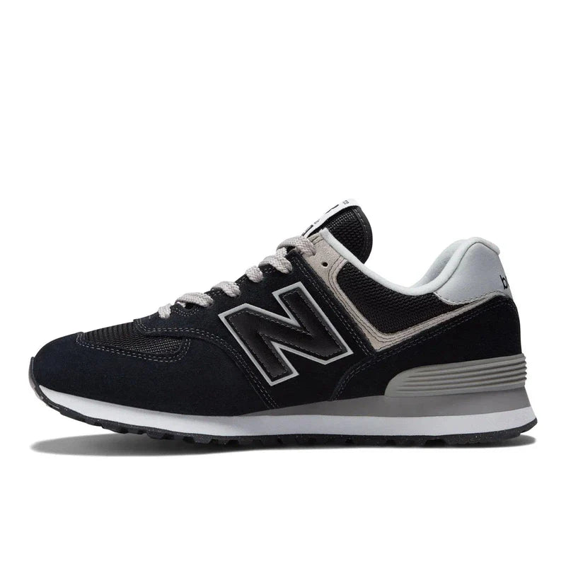 New Balance 574 Core Black with White-LOTABY