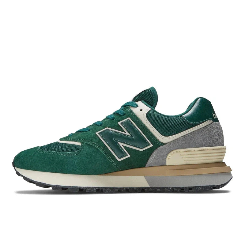 New Balance 574 Green with Silver-LOTABY