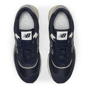 New Balance 574 Navy with White-LOTABY