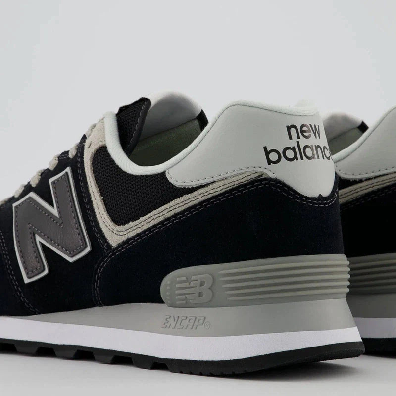 New Balance Lifestyle 574 Black with Black-LOTABY