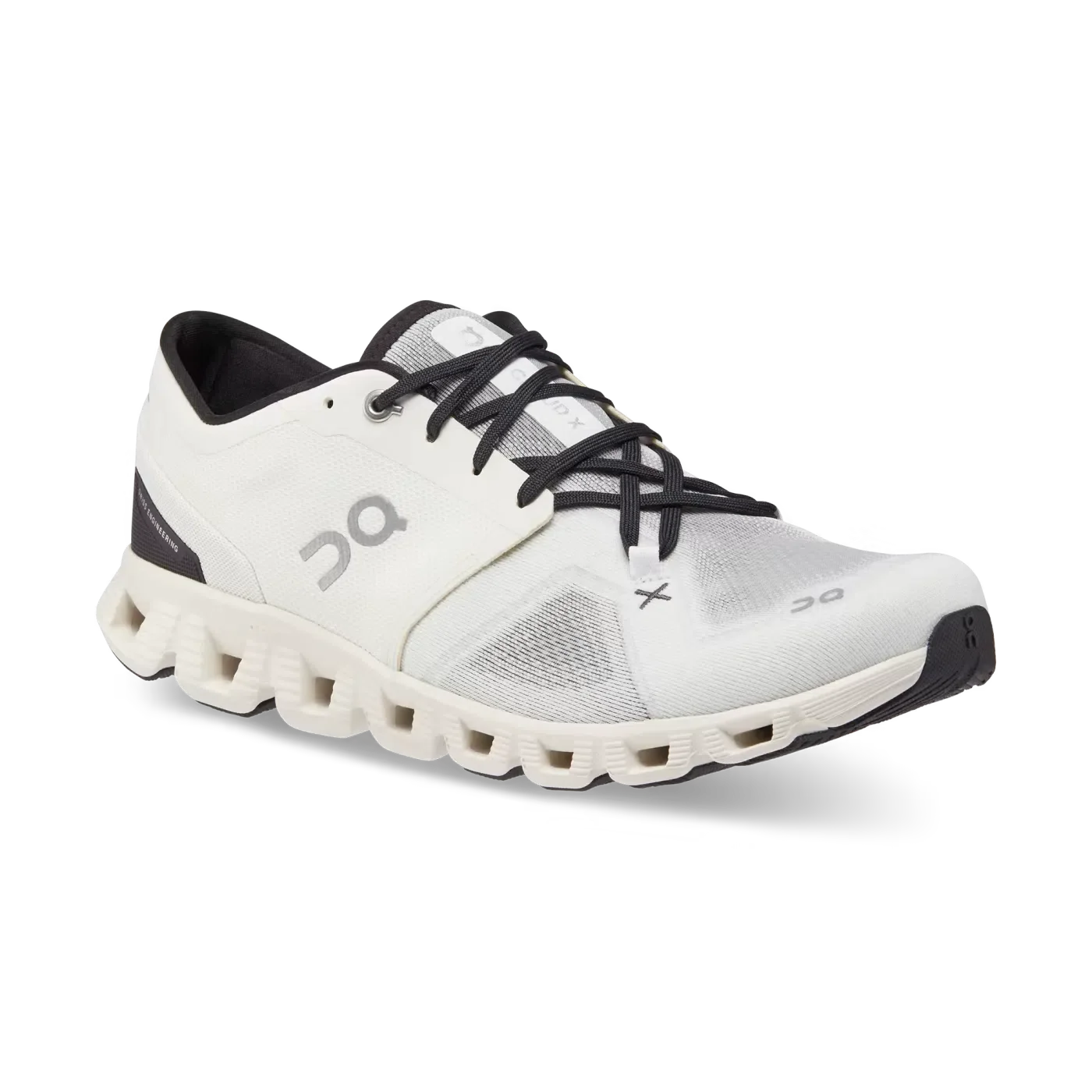 On Running - Cloud X 3 Ivory White and Black