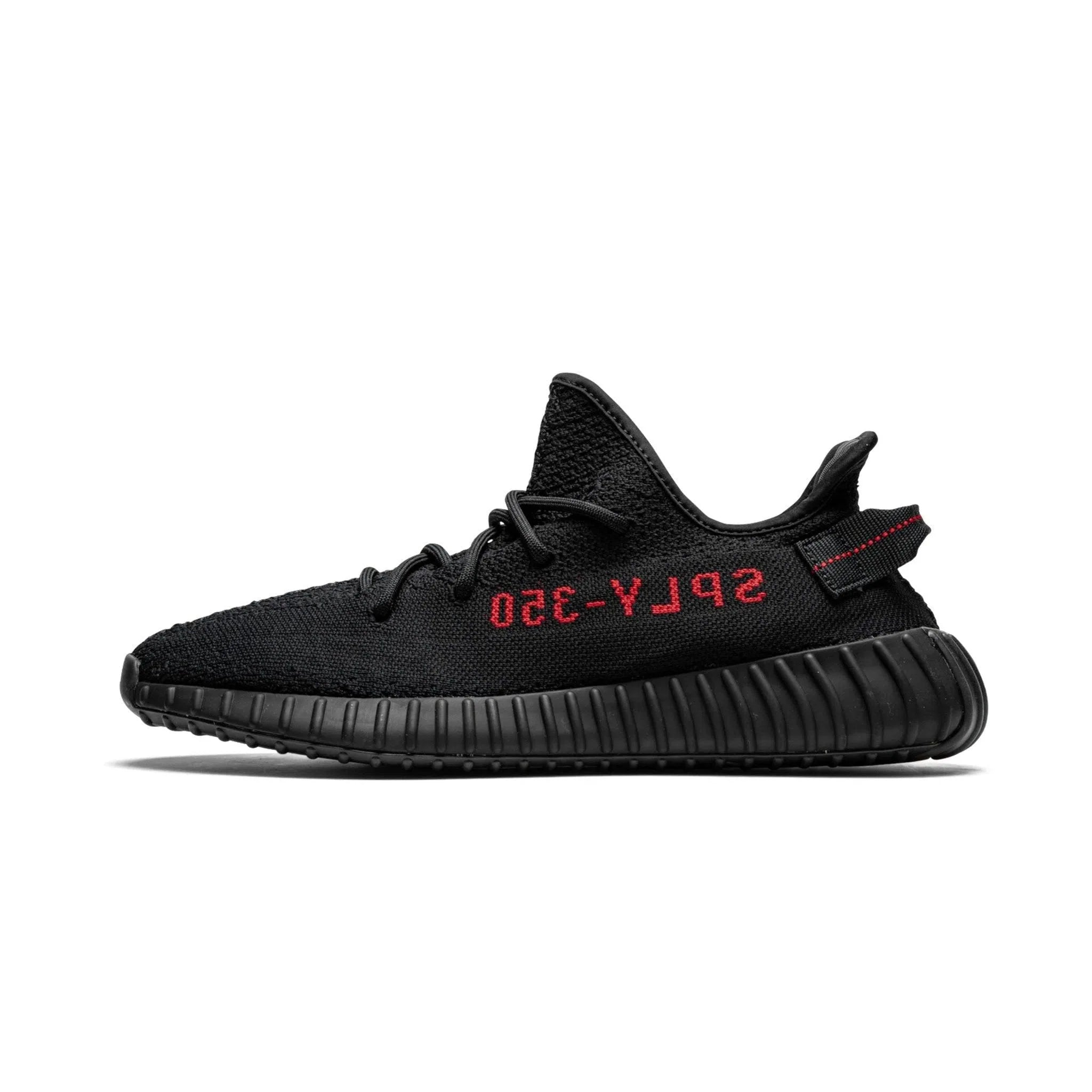 Yeezy Boost 350 V2 - Black & Red-LOTABY