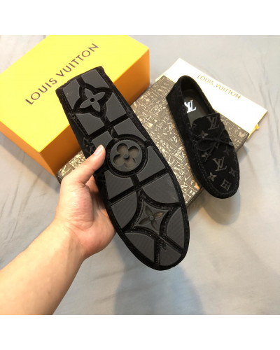 Formal Leather Shoes - LV Black For Men