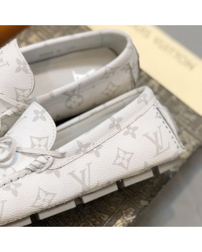Formal Leather Shoes - LV White For Men