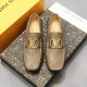 Formal Leather Shoes - LV Gold Medal Brown For Men