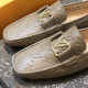 Formal Leather Shoes - LV Gold Medal Brown For Men
