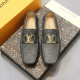 Formal Leather Shoes - LV Gold Medal Silver For Men