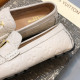 Formal Leather Shoes - LV Gold Medal White For Men
