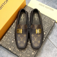 Formal Leather Shoes - LV Classic Brown For Men