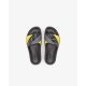Men Sandal - Fendi Slides Black and Yellow