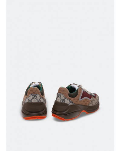 Gucci Rhyton Sneakers Brown and Orange