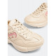 Gucci Rhyton Sneakers White and Pink