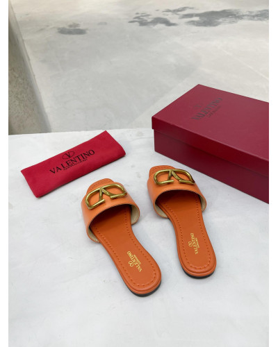 Women Slipper - Valentino Orange