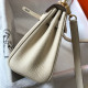 Hermes Mini Kelly Classic Bag - White